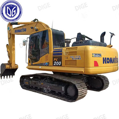 品質  PC200 Used Komatsu Excavator 20 Ton Japanese Used Medium Hydraulic Crawler Excavator 工場