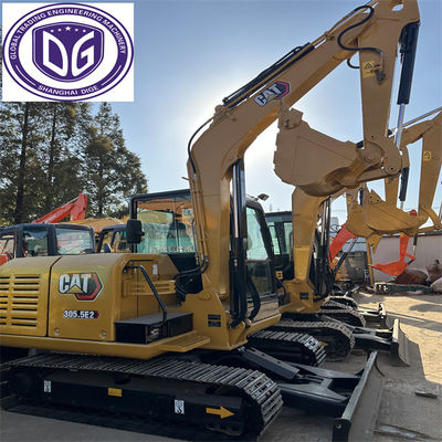 CAT 305.5E2 中古キャタピラー掘削機 5.5 トンの水力クローラー掘削機
