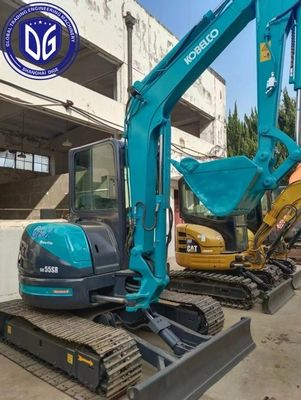 高級 SK55 中古 コベルコ 5.5 トンの掘削機 建設用 強力 汎用