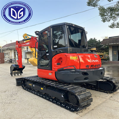 6 トン KX163 中古クボタ掘削機 水力掘削機