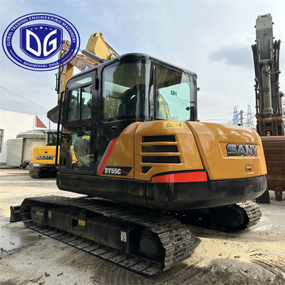Sany SY55 5.5トンのミニ古着掘削機 高品質の豊富な在庫が今入手可能