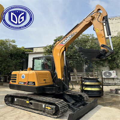 サニー・SY55C 5.5トンの古用掘削機 エンジンの早速起動システムと明るい画面