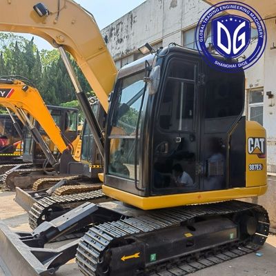 効率的な材料処理能力 307E2 中古キャタピラー掘削機 7 トン