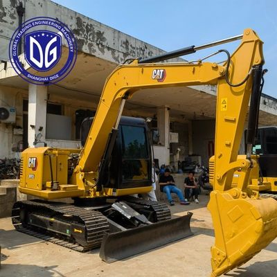 効率的な材料処理能力 307E2 中古キャタピラー掘削機 7 トン