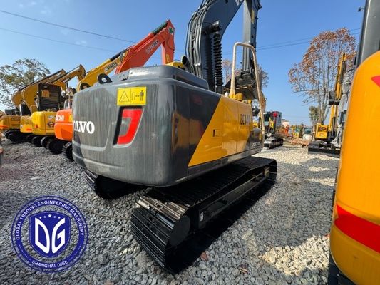 効率的な冷却扇風機システムを持つEc140 14トンの旧ボルボ掘削機