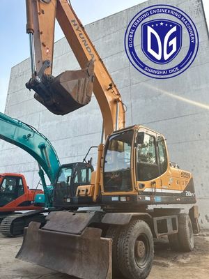ハインダイ 210W-9 21トンの二輪掘削機 原産地 韓国 堅実な性能