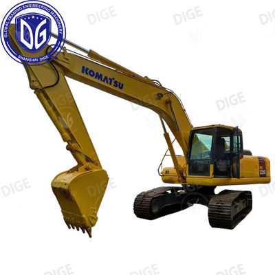 PC220-7 中古コマツシ掘削機 22トンの日本原型中型クローラー水力掘削機