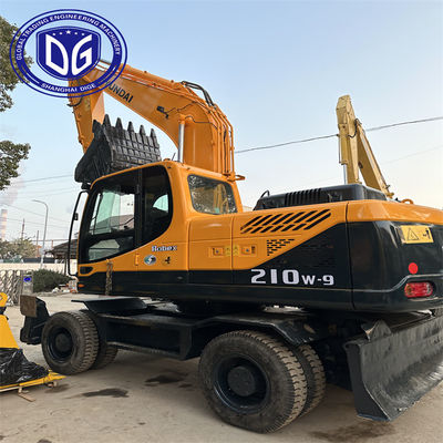 20トンの掘削機 ハインダイモデル210W-9 輪型掘削機 状態良好