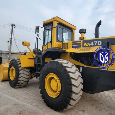 フロントエンド・ローダー コマツー WA470-3 中古ローダー 大型鉱山工学の建設機器