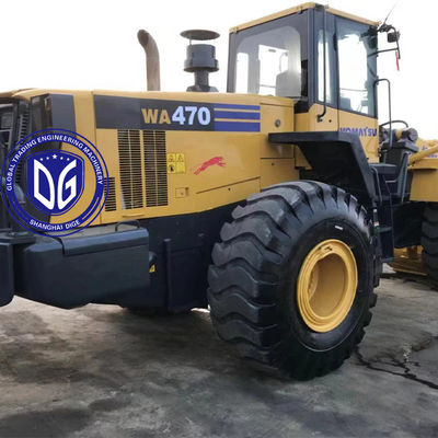 フロント エンド ローダー オリジナル コマツー WA470-6 中古 ローダー 状態良好