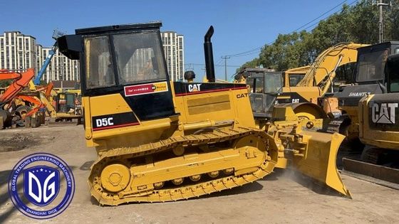 D5C 中古キャタピラー・ドーザー 素晴らしいパワーの水力ブルドーザー