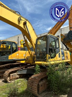 コマツー PC240 中古クローラー掘削機 自動燃料管理システム