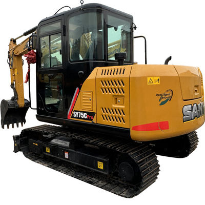 7.5トンの中国ブランドの掘削機 Sany SY75 中古掘削機 販売 Sany 建設機器