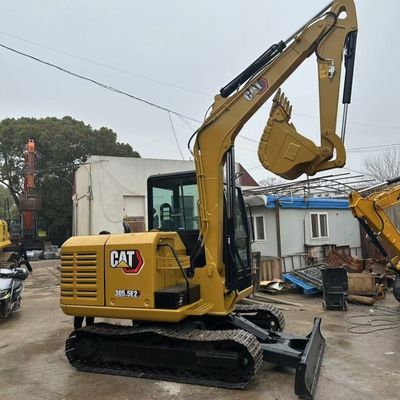 中古キャタピラー掘削機 5.6km/H 忙しい都市再建現場のための速度と操縦能力