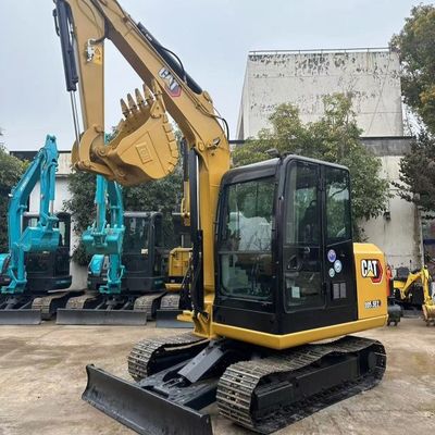 中古キャタピラー掘削機 5.6km/H 忙しい都市再建現場のための速度と操縦能力