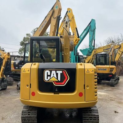 中古キャタピラー掘削機 5.6km/H 忙しい都市再建現場のための速度と操縦能力