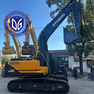 現代 HX220HD 中古油圧ショベル | 強力エンジン、良好な油圧、即戦力