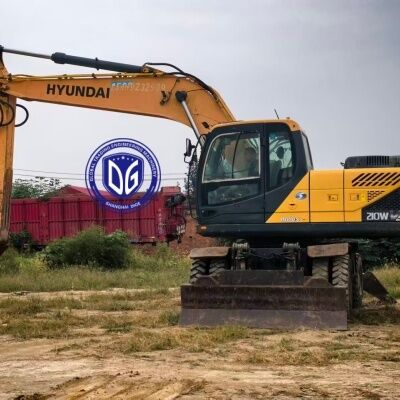 イギリス 中古ハインダイ 210W-9VS 輪式掘削機 熱売り 21トンの掘削機