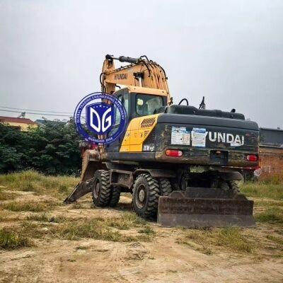 イギリス 中古ハインダイ 210W-9VS 輪式掘削機 熱売り 21トンの掘削機